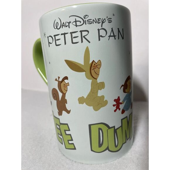 Peter Pan Coffee Mug Walt Disney’s Lost Boys Tee Dum, Tee Dee - Picture 1 of 5